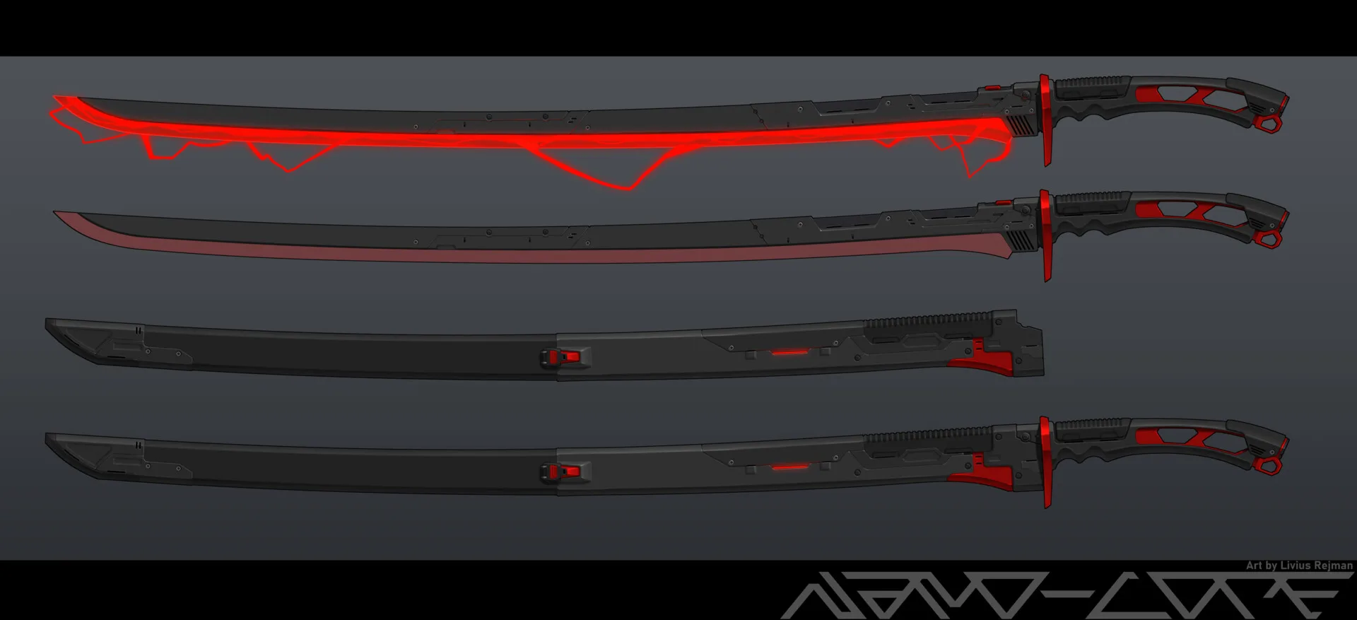 Sci Fi Energy Katana